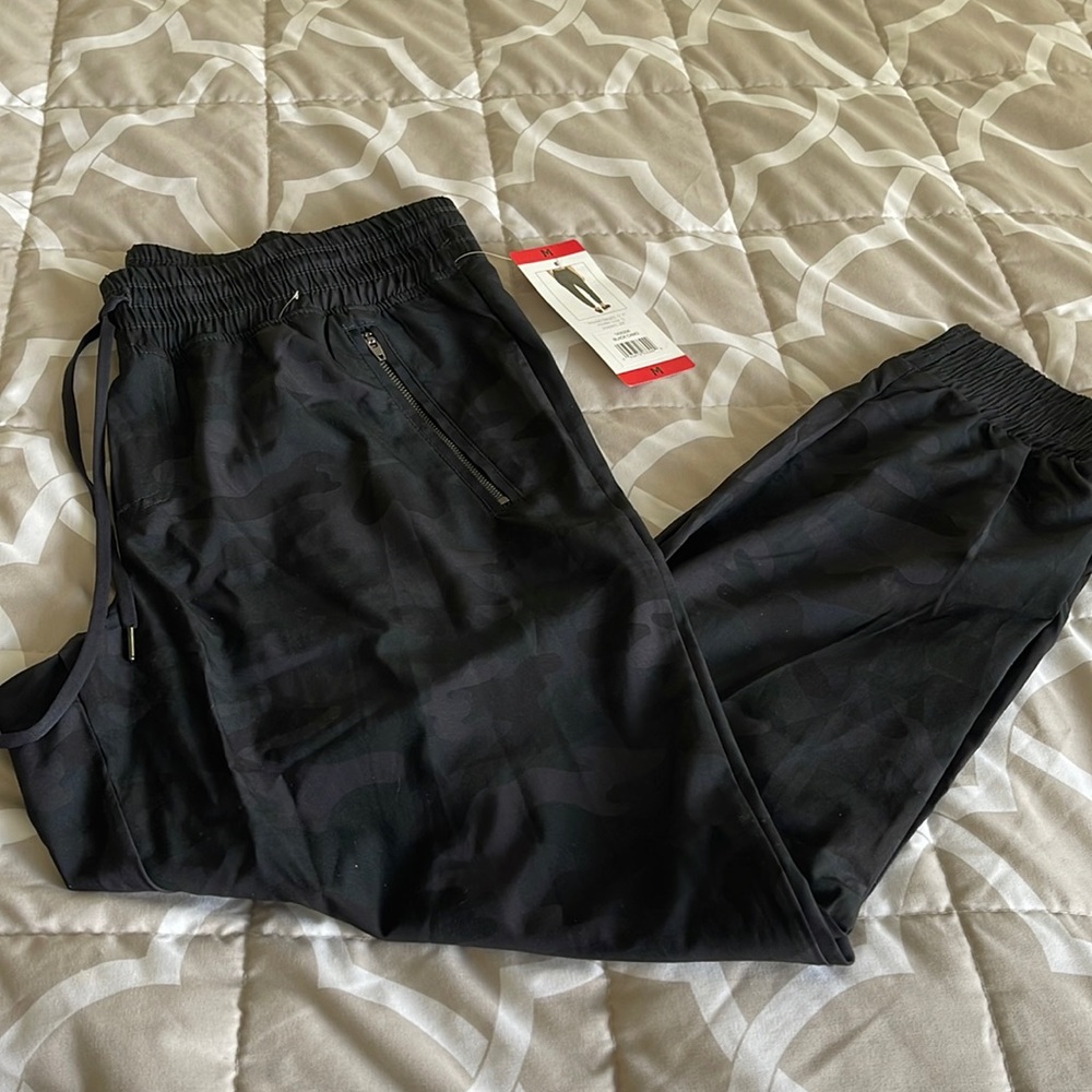 *NEW* Danskin Black Camp Joggers - Size M